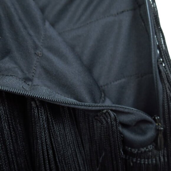 Betsey Johnson Cascade Fringe Skirt Y2K Size L NWT - Picture 9 of 10